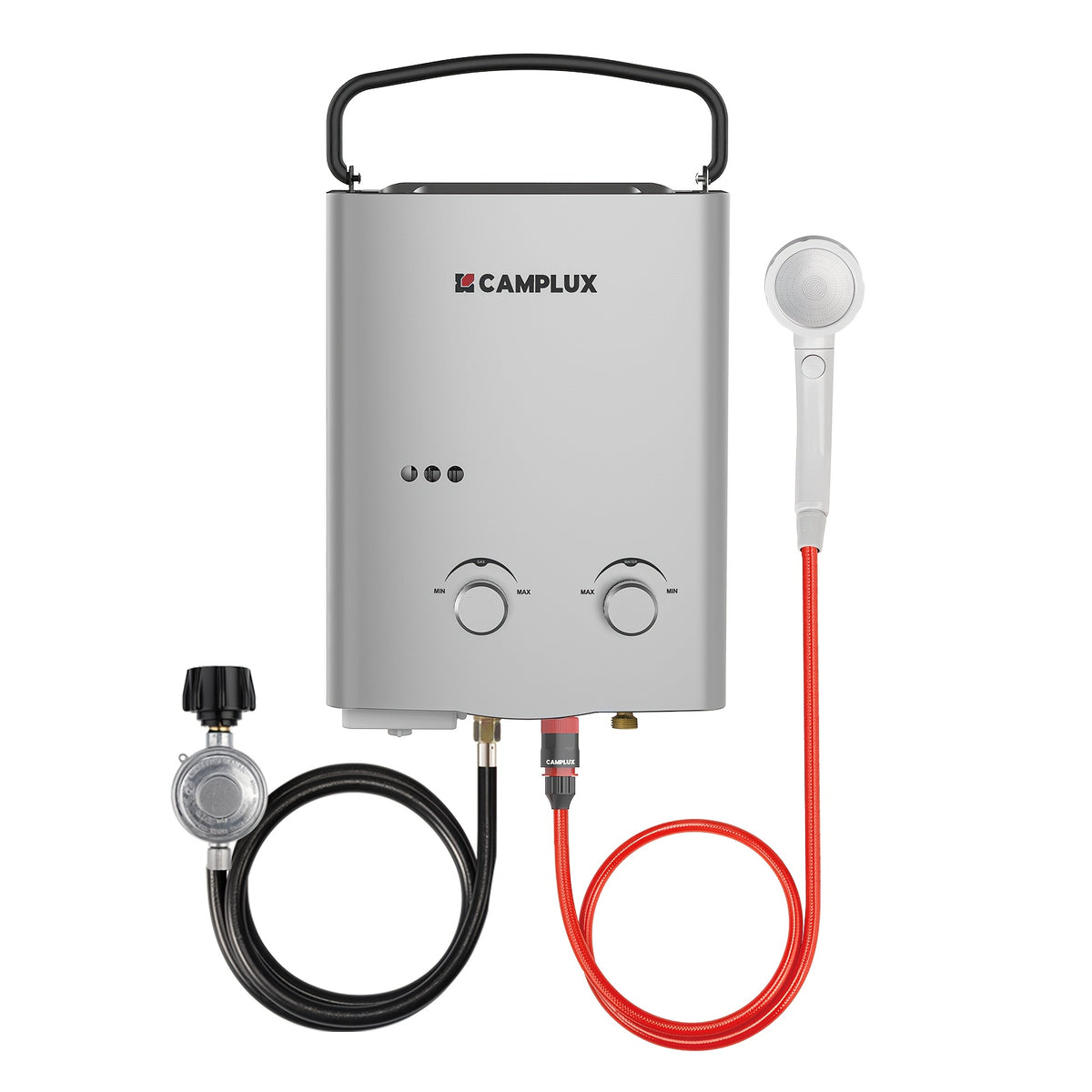 1.32gal 1.32 GPM Propane Tankless Water Heater, Outdoor Instant Hot Water System with 1.2 GPM Pump for Camping And RV Use