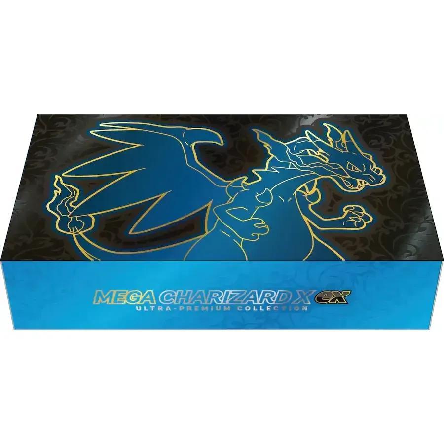 Pokémon TCG: Mega Charizard X ex Ultra-Premium Collection Box – 18 Booster Packs, 2 Foil Promos, Playmat, Deck Box & More