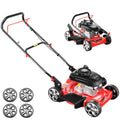 21-Inch Cutting Deck, 144cc 4-Stroke Engine, 2-in-1 Function (Side Discharge/Mulching), Lightweight for Small Yards Under 1/4 Acre (Hand Push)