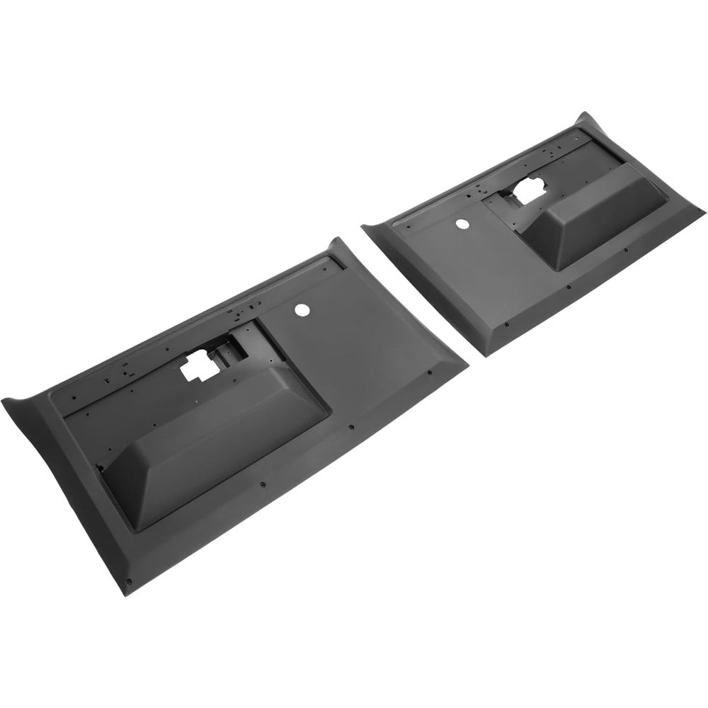 Inner Door Panels Compatible with 1981-1987 for Chevy Pickup Truck Power Lock Door Inside Door Trim Panel PP Plastic Black Pair