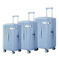 3pcs Luggage Set - Durable 3pcs Family Travel Trolley Suitcase Set, Large Capacity, Quiet Spinner Wheels, Luggage Set. 3pcs Set Combination "20-inch - 24-inch - 28-inch".