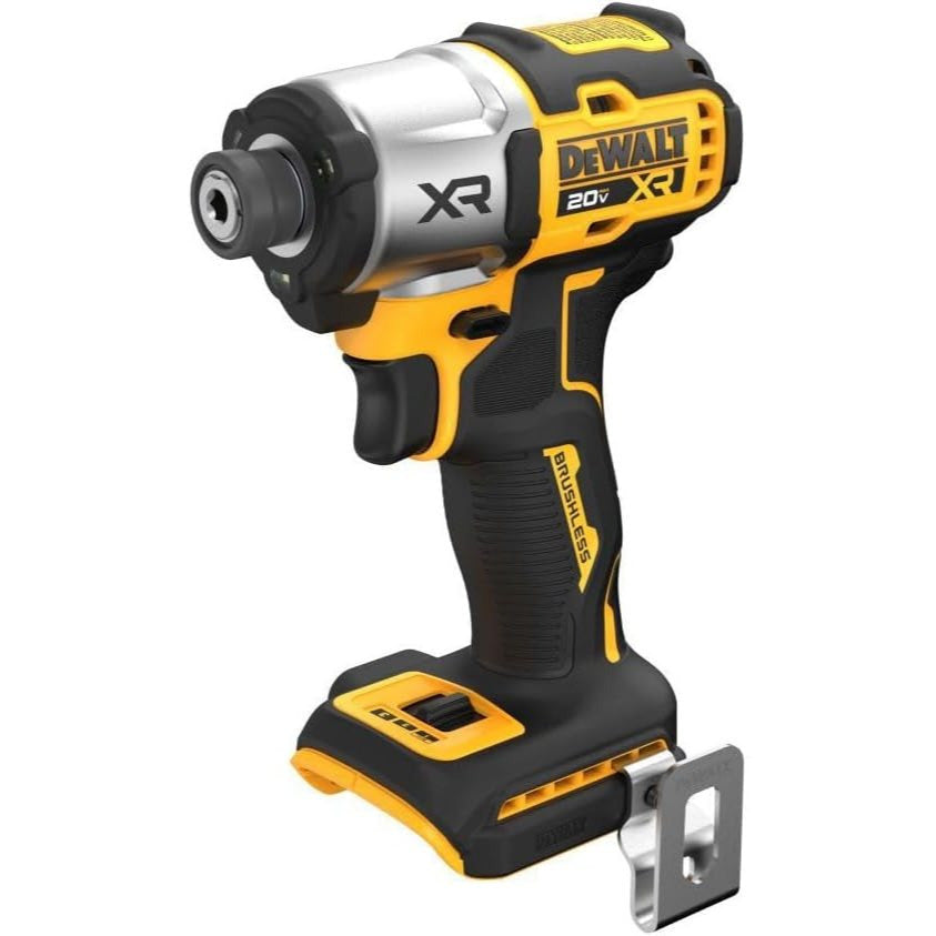 DEWALT 20V MAX XR Impact Driver, Brushless, 1/4", 3-Speed, Bare Tool Only (DCF845B)