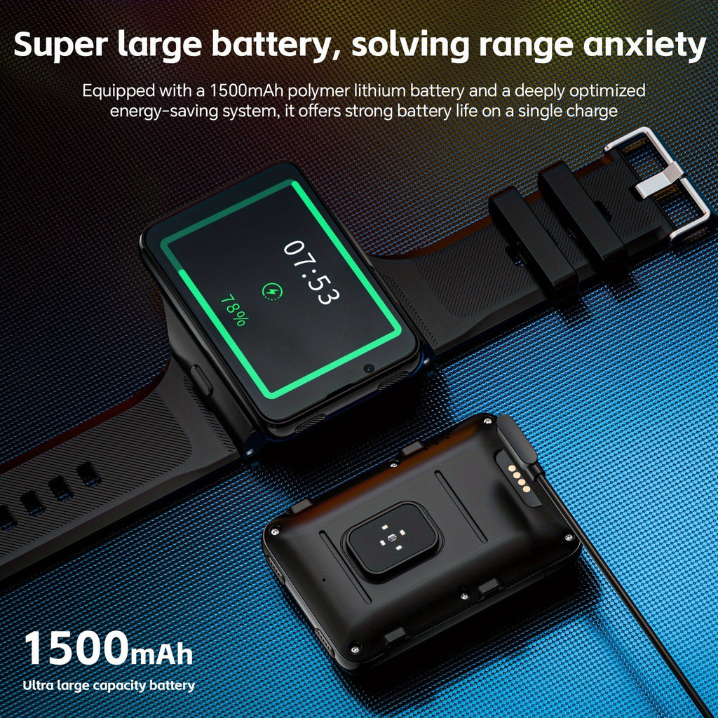 LOKMAT NEW APPLLP MAX Android Smart Watch Detachable Strap MTK6765 Octa-Core Processor Dual Camera Video Calls 4G WIFI Watch Phone 6G Ram 128G Rom