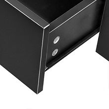 OmySalon Stations for Hair Stylist, Locking Barber Station Organizer, Wall Mount Hair Styling Equipment with 2 Drawers, 1 Storage Compartment, 3 Open Shelves, for Beauty Spa Bedroom Hairdresser, Black/Black&Red/White