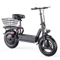 650W Electric Scooter, 48V 15Ah, 14" Pet Escooter with Cushioned Seat, with Large Capacity BOX (Removable), Adults and Teens, 365lbs Max Load