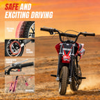 4-Stroke Gas Mini Off-Road Racing Motorcycle, Pocket Motorcycle, Two-Stroke Off-Road Racing Motorcycle, Gasoline-Powered Off-Road Racing Motorcycle, Equipped with Off-Road Tires, Shock Absorbers, Pull Start, Front and Rear Disc Brakes, Top Speed 20 mph-