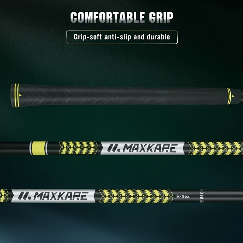 Complete 12pcs Golf Club Set: Right Handed, Unisex, Comes with Stand Bag And Headcovers