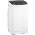 17.8/25 pounds (approximately 8 kilograms) portable washing machine, fully automatic washing machine, equipped with stainless steel tub and drainage pump - 110-volt compact washing machine, suitable for apartments, dormitories, campers, camping, small hou