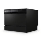 Comfee Compact Countertop Dishwasher 6 Place Settings 8 Wash Cycles with Baby Care Eco Mode 24 Hour Delay Start Water Saving Portable Dishwasher Ideal for Small Kitchens Apartments Dorms