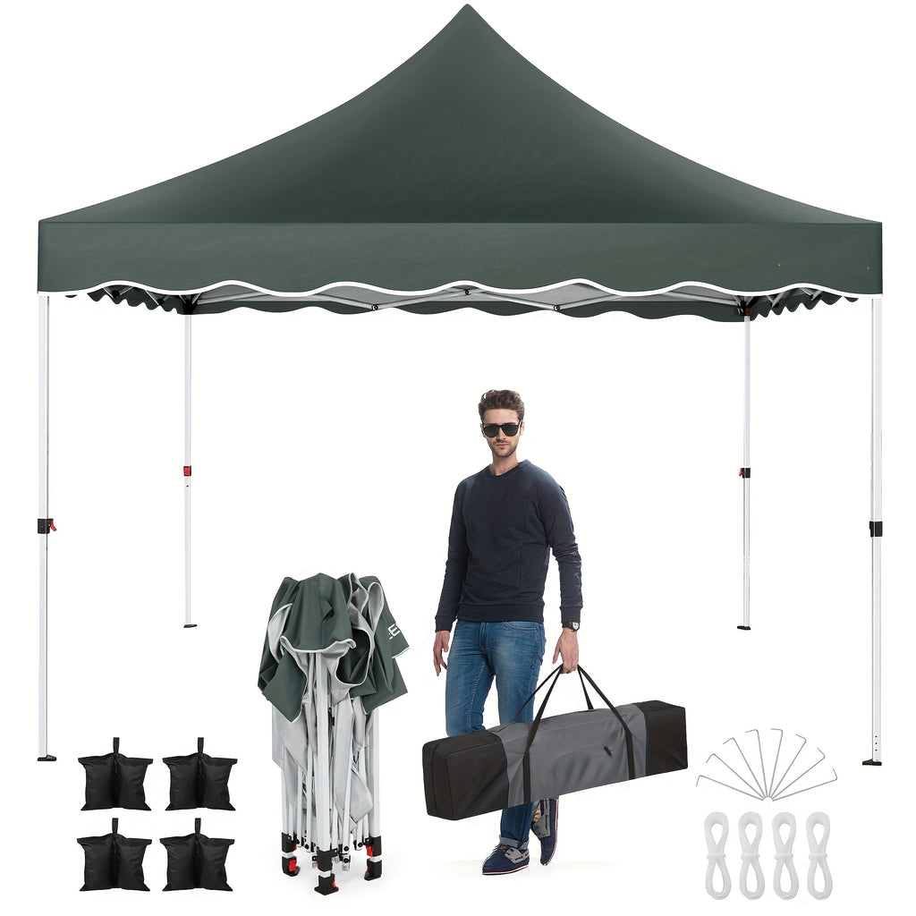 SANOPY 10x10ft Quick-setup Pop-up Tent | Fully Waterproof, Sunshade and UV Protection, Time-Saving and Portable, Perfect for Beach Enjoyment