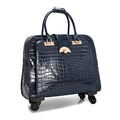 Bright Sided Suitcase with Wheels That Can Be Pushed And Carried By Hand, Large Capacity Travel Suitcase with Zipper, Square Bag Function Bag with Wheeled Travel Suitcase