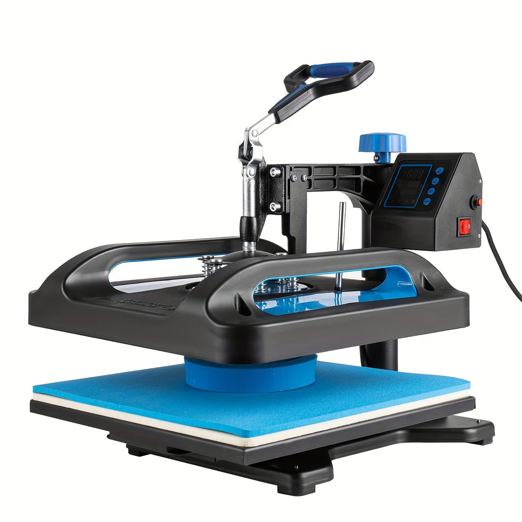Hot Press Machine, 8-In-1 Hot Press Machine, 15 X 15 Inch Sublimation T-Shirt Press, 360-Degree Swing Hot Transfer Machine Multifunctional Combination for T-Shirts, Cups, And Hats