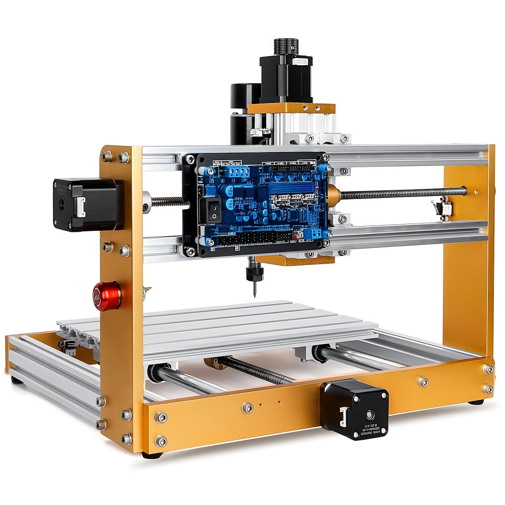 LUNYEE 500W All Metal CNC Machine, 3018 Pro Max CNC Wood Router Machine, 3-Axis Metal Milling Machine for Cutting Wood, Acrylic, PCB Plastic, Working Area: 300 X 180 X 80mm