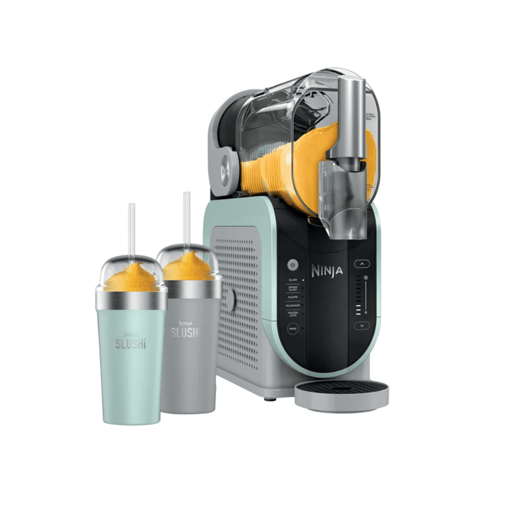 Ninja SLUSHi with RapidChill Technology, 96 oz. Frozen Drink & Slushie Machine, 5 Programs, Slush, Spiked Slush, Frappe, Milkshake, Frozen Juice, FS305CO + Two 16-oz Insulated Bubble Cups (Renewed)
