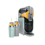 Ninja SLUSHi with RapidChill Technology, 96 oz. Frozen Drink & Slushie Machine, 5 Programs, Slush, Spiked Slush, Frappe, Milkshake, Frozen Juice, FS305CO + Two 16-oz Insulated Bubble Cups (Renewed)
