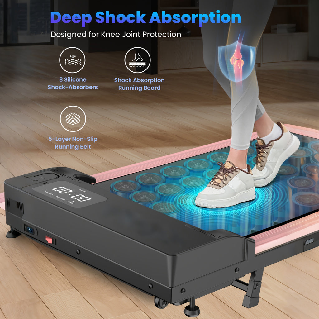 4-In-1 Walking Pad with 15% Incline, Portable Under Desk Treadmill, for Home And Office Use, 2.5 HP Silent Walking Treadmill, Supports Up to 265 Lbs, for Walking And Jogging, Christmas Surprise Gift, Without Battery