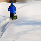 Steelite 40V Cordless Snow Blower, 20" Wide Clearing Capacity, 850 Lbs/Min, Includes 2x4.0 Ah Batteries & Charger, Tool For Easy Snow Removal