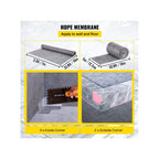 VEVOR Shower Curb Kit with 38 x 60-Inch Sloped Tray for Bathroom Floor and Wall Installation