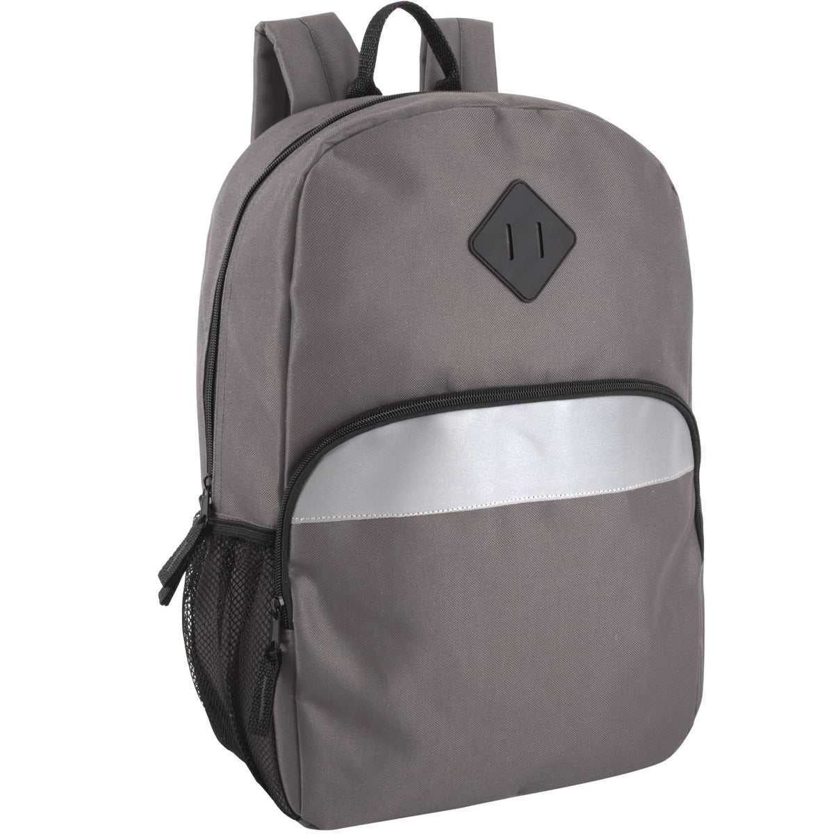 Trailmaker (24 Pack) 17" Backpack – Reflective School Backpack with Padded Straps, Water Bottle Pockets for Kids & Adults, School Travel Camp