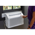 GE Profile ClearView Window Air Conditioner Unit, 8, 300 BTU, Energy Efficient Cooling up to 350 sq ft., Ultra Quiet, SMART Home Capable, Includes Remote, White - Refurbished