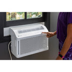 GE Profile ClearView Window Air Conditioner Unit, 8, 300 BTU, Energy Efficient Cooling up to 350 sq ft., Ultra Quiet, SMART Home Capable, Includes Remote, White - Refurbished