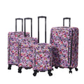 4-Piece Softside Spinner Luggage Set (20+24+28+32 inch) Lightweight Travel Suitcases with 360° Wheels, Telescopic Handle, Multi Pocket Design
