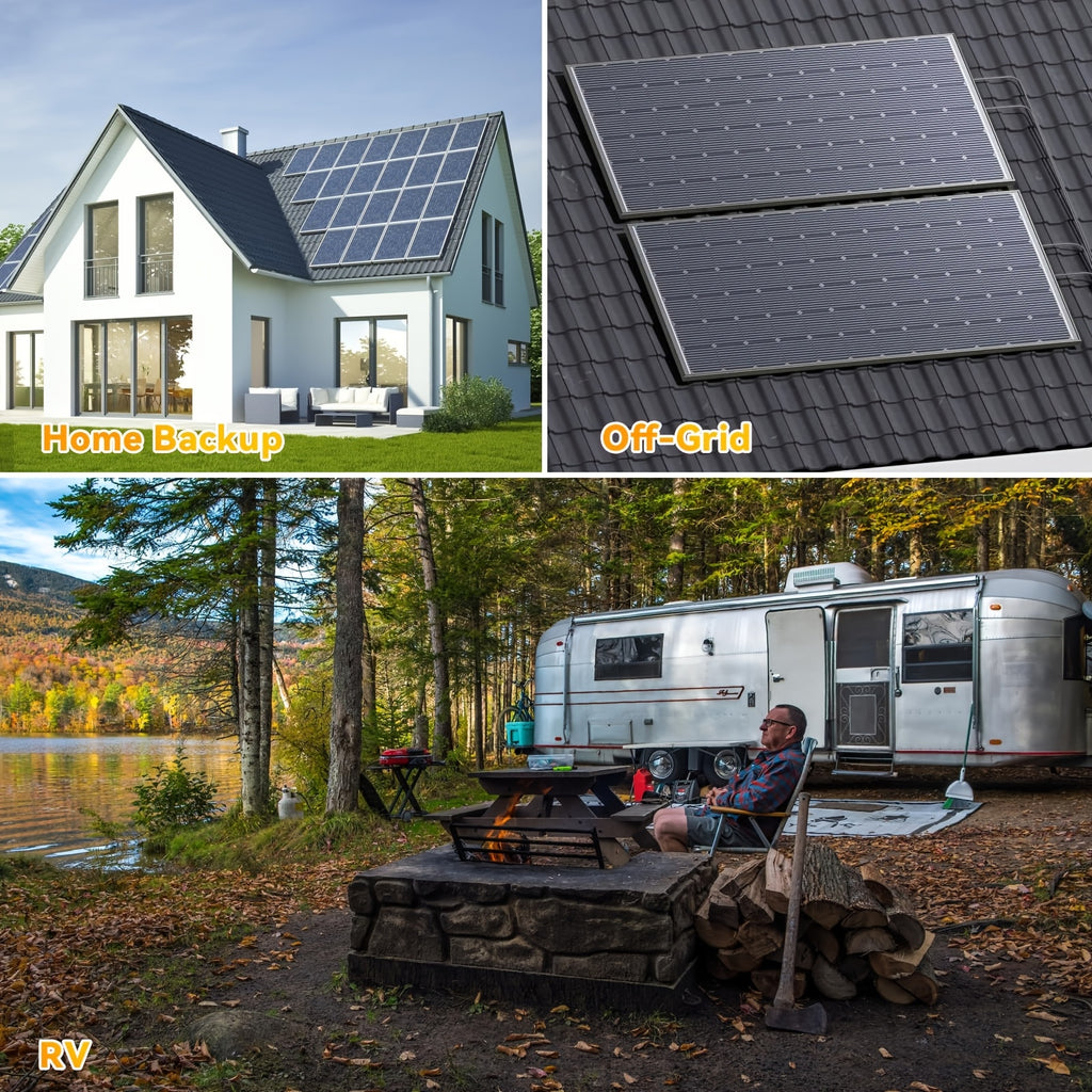 Feuruetc 12V 100Ah LiFePO4 Lithium Battery, Deep Cycle Golf Cart Battery With Built-in 100A BMS, 15000+ Cycles, Perfect Replacement For Lead-Acid, Lightweight & Long-Lasting For RV, Camper, Solar Energy Storage, Off-Grid Power System