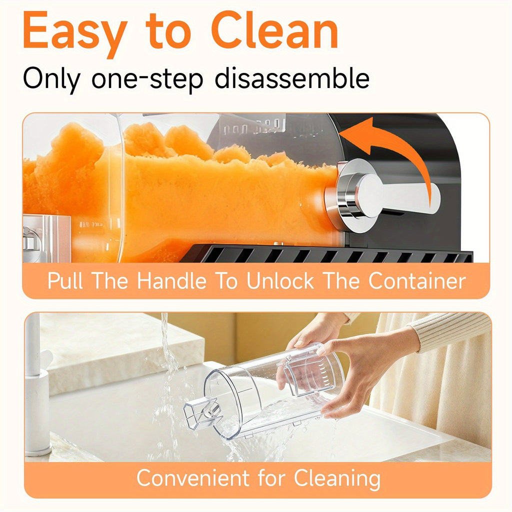 76oz Smoothie Maker, Self-Cleaning Function, 3 Preset Programs, LED Display, Quiet Mixing, No Ice Needed, Ideal for Making Milkshakes, Margaritas And Other Beverages