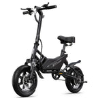 Electric Bike For Adults, 14" Ebike With 350W Motor, 36V7.8AH Battery, Commuter Electric Bicycle Dual Disc Brake, Front And Rear Suspension