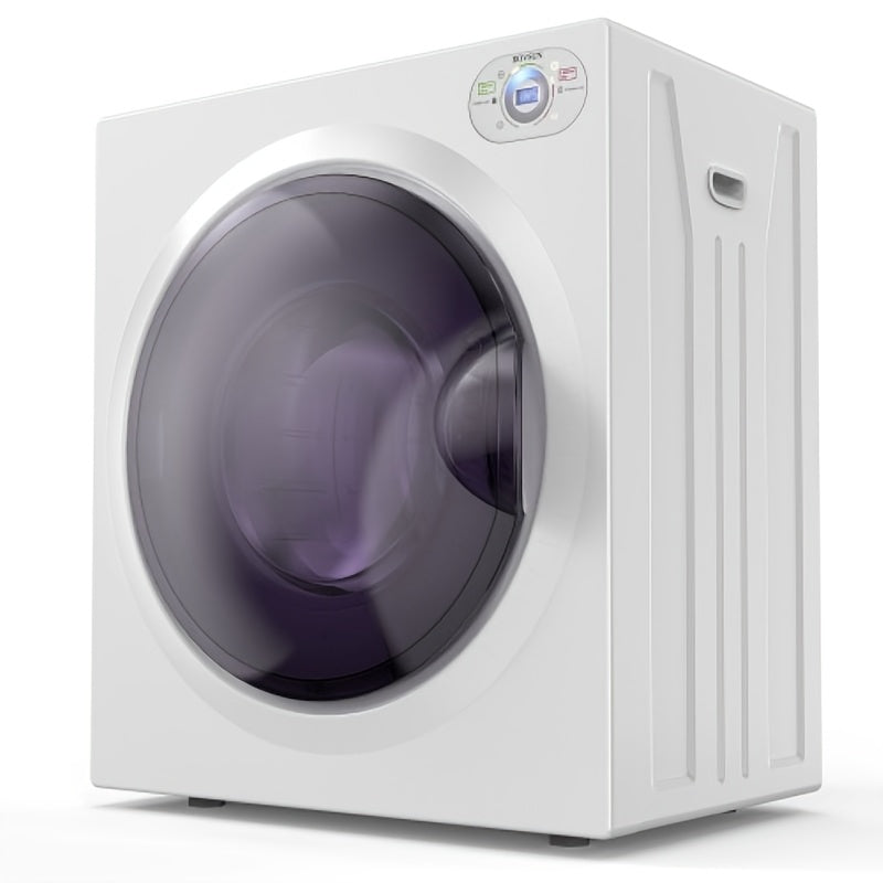 13.2LBS Portable Clothes Dryer 3.5 Cu.Ft - High End Front Load Tumble Laundry Dryer with LCD Touch Screen, Stainless Steel Tub for Apartment Home Dorm, Classic White