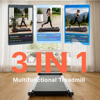Walking Pad 4in 1 for Walking And Jogging, Under Desk Treadmill for Home Office, Portable Walking Pad Treadmill Under Desk, Desk Treadmill In LED Display, Best for Christmas, Perfect for Thanksgiving