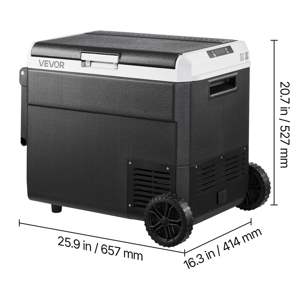 VEVOR 12 Volt Car Refrigerator Portable Freezer 63.4QT Electric Cooler for Camping