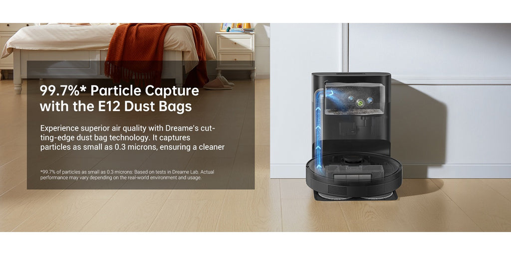 Refurbished DREAME L20 Ultra Robot Vacuum And Mop With Mop-Extend, Auto Mop Removal & Raising, Washing And Drying, 7000Pa Suction, Self-Emptying, Self-Refilling, AI Obstacle Avoidance