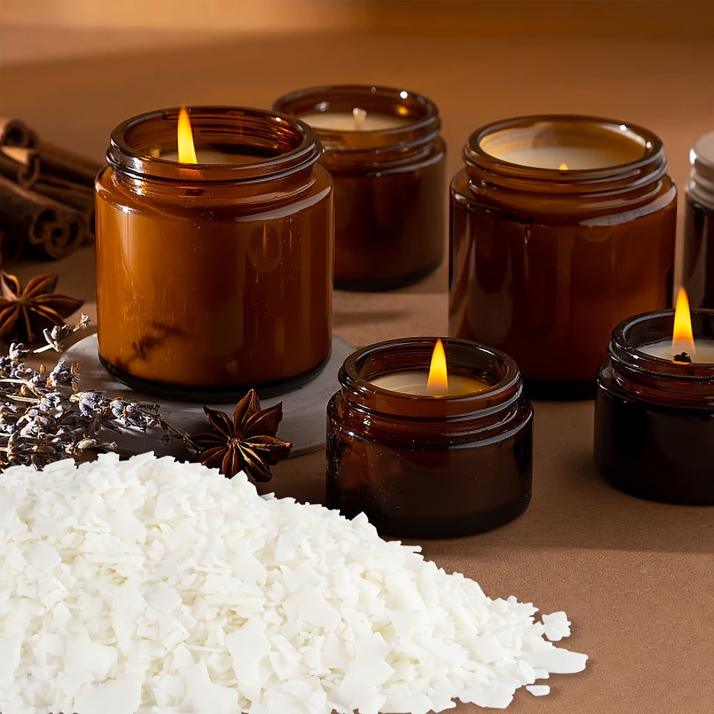 40LB Flake Soy Wax for Projects, a Natural Raw Material That Offers a Gentle And Non-Irritating Scent. Ideal for Crafting Candles, Cup Wax, And Scented Candles. Suitable for Adults, Beginners, And Teenagers, And Can Be Melted in The Microwave