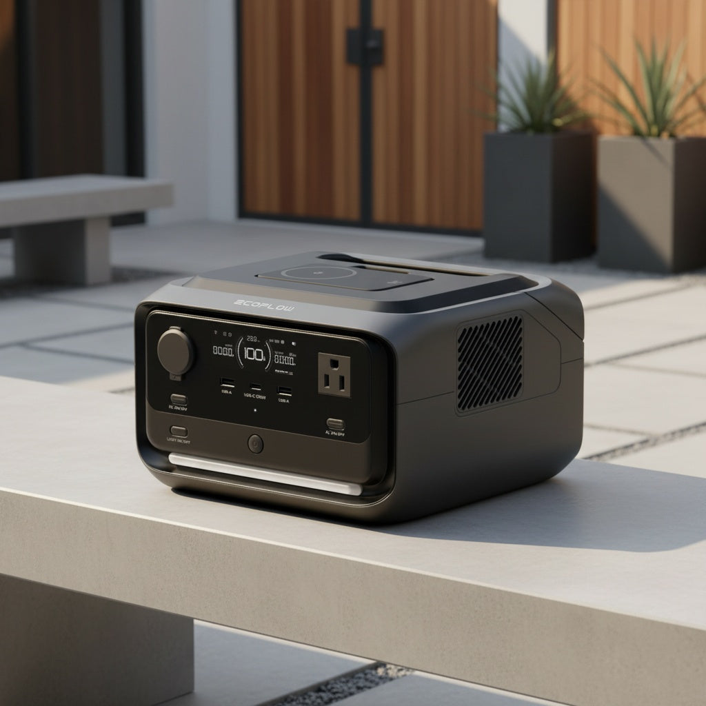 EcoFlow River 3 Plus 286Wh Wireless Power - Refurbished, Boost Combo & 5000mAh RAPID (only One Power Bank, Subject To The Actual Product Received)
