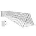 VEVOR Chicken Tunnels, 157.5 x 39.4 x 24.2 inch (LxWxH) Chicken Tunnels for Yard, Portable Chicken Tunnels for Outside with Corner Frames, Chicken Coop Run, Suitable for Chickens, Ducks, Rabbits
