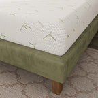 Dyonery 6/8/10 lnch Memory Foam Mattress, Green Tea Gel Infused Mattress in a Box, Breathable Bamboo Cover, Twin Full Queen King Size