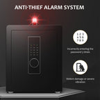 Large Home Safe Heavy Duty Fireproof Safe Box for Home Use with Removable Lock Box And Key Combination Lock, Anti-Theft Digital Safe Box for Home Office Business