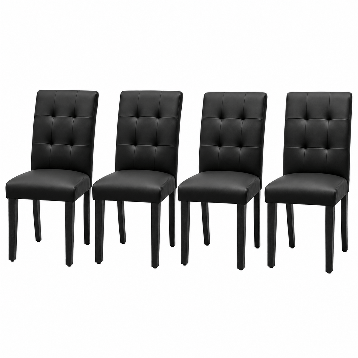 Set of 2/4 Faux PU Leather Upholstered Dining Chairs for Home Kitchen Living Room- Dining Room Chairs Dining Side Chairs