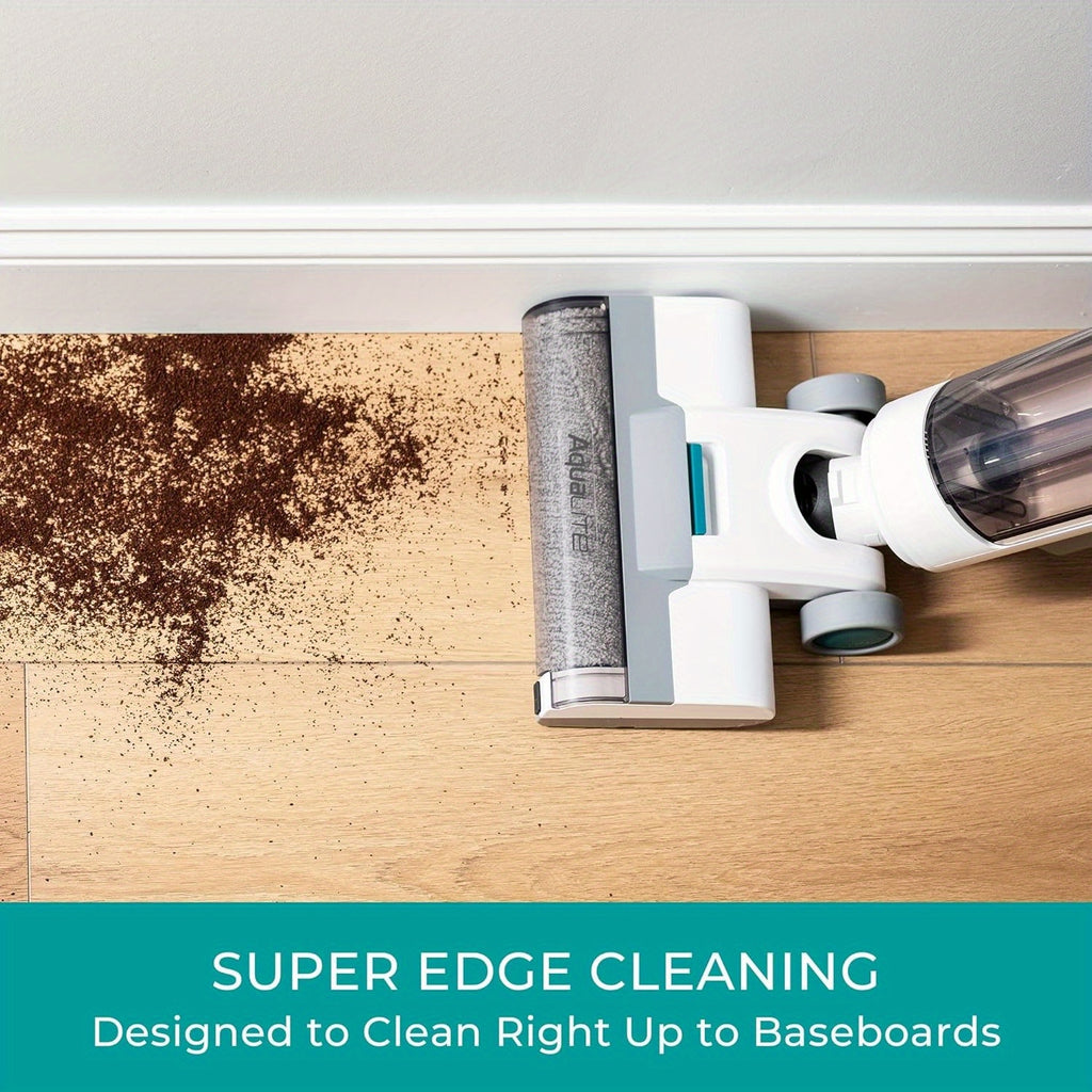 [3-in-1 Self-Cleaning Mop] Kenmore AquaLite 3-in-1 Cordless Wet Vacuum 8kPa Hard Floor Cleaner with Automatic Air-Drying, 35mins Runtime & One Edge Self-Cleaning Mop 0.8L Capacity for Multi-Surface And Messes, White