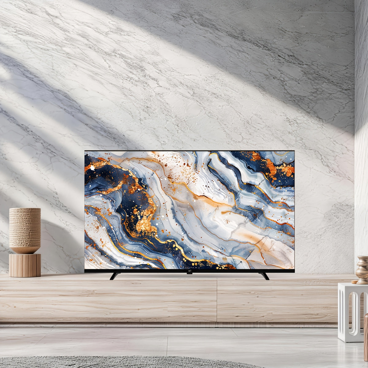 FPD 40-inch Smart TV, Google TV, Full HD, with Built-in Google Play and Chromecast, HDR 10, Audio, Voice Remote Control, Live Streaming TV, Palette Series, US40GFS, 2025 Model