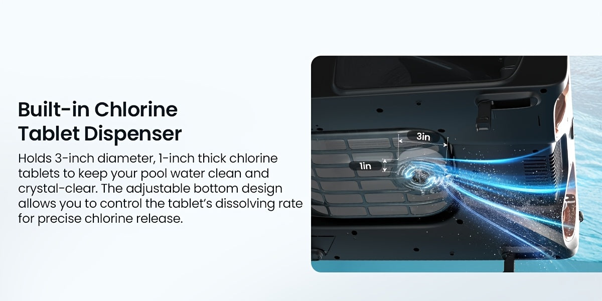 Robotic Pool Skimmer AIPER Surfer S2 for Continuous Surface Cleaning with Solar and USB Charging