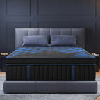 14/12 Inch Memory Foam Mattress Hybrid Pocket Spring Twin Full Queen King Bed Mattress In A Box, Euro Top Medium Firm For Back & Lumbar Support, Individual Pocket Spring Bed For Motion Isolation & Fiberglass Free