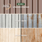 [Metal Storage Shed] 8x6ft (7.33'x5.28' Base, No Floor), 6 X 4ft, 10x12ft, 10x14ft, Metal Steel Outdoor Storage Shed with Air Vent & Lockable Doors, for Garden, Patio And Backyard, Tools, Bike