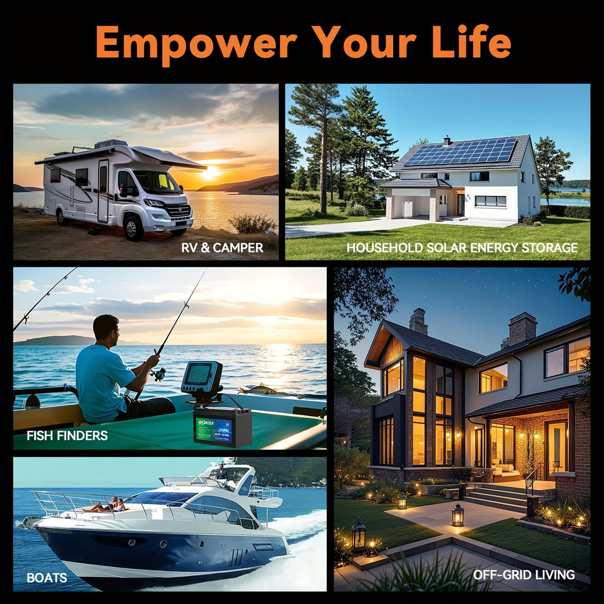 12V 100AH/150AH LiFePO4 Battery, 1280Wh, Capable Of Over 18, 000 Deep Cycle Recharges, Built-in 100A BMS, Perfect for RVs, Boats, Solar Trolling Motors, Camping, Solar Off-grid Systems, And More.