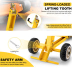 800 LBS Lawn Mower Lift Jack, Foldable Heavy Duty Zero Turn Mower Jack, Compatible with ZTR, Commercial And Walk-Behind Mowers, Comes with Installation Guide