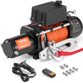 VEVOR Electric Winch Truck 10, 000 lb, 12V, for UTV, ATV, Jeep, and Truck Wrangler