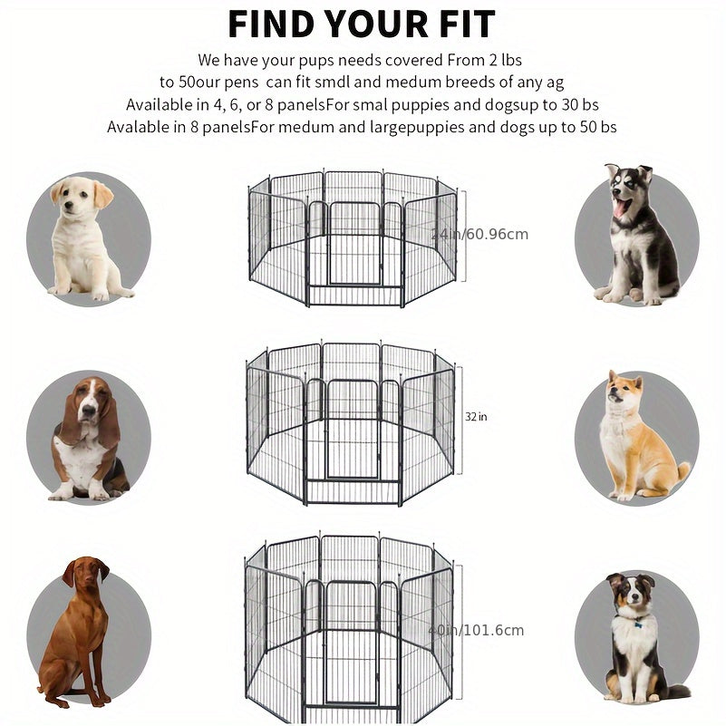 Courtyard Fence Decoration Fence Painting Circle Fence Courtyard Wall Metal Fence Pet Outdoor Fence