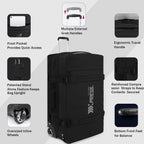 3-Piece Softside Luggage Set 20/26/30in Waterproof Travel Suitcase with 2 Wheels & Telescopic Handle, Durable Trolley Bag for Vacation & Adventure