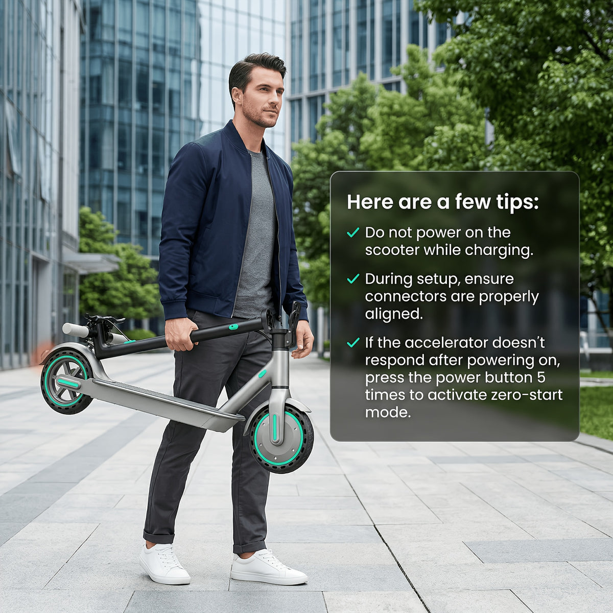 Adults' 8.5'' Foldable Electric Scooter with App, 350W Motor & 25km Range - Display, 3-Speed Modes, Dual Brake & Large Battery - Portable -EScooter Commuting for Adults